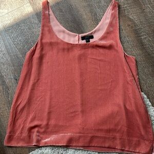 Pink velvet top Jcrew
